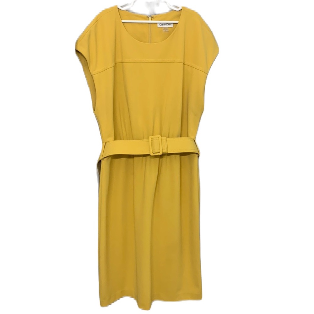 Yellow Calvin Klein Dress